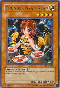 Thunder Nyan Nyan - Dark Beginning 2 (DB2) #DB2-EN169 - Rare YuGiOh Trading Card