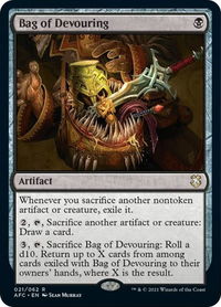 Bag of Devouring - Commander: Adventures in the Forgotten Realms (AFC) #21 - Rare Magic: The Gathering Trading Card