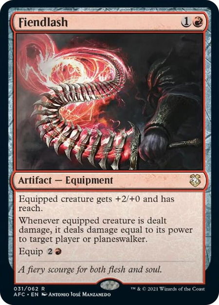 Fiendlash - Commander: Adventures in the Forgotten Realms Magic: The Gathering trading card