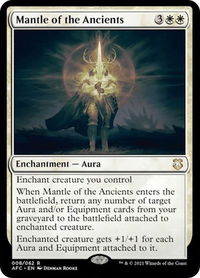 Mantle of the Ancients - Commander: Adventures in the Forgotten Realms (AFC) #8 - Rare Magic: The Gathering Trading Card