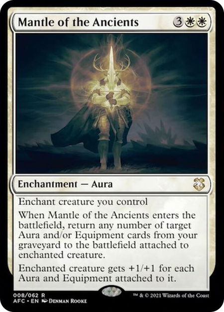 Mantle of the Ancients - Commander: Adventures in the Forgotten Realms Magic: The Gathering trading card