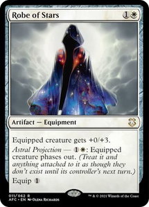 Robe of Stars - Commander: Adventures in the Forgotten Realms (AFC) #11 - Rare Magic: The Gathering Trading Card