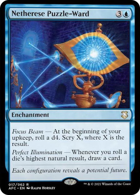 Netherese Puzzle-Ward - Commander: Adventures in the Forgotten Realms Magic: The Gathering trading card