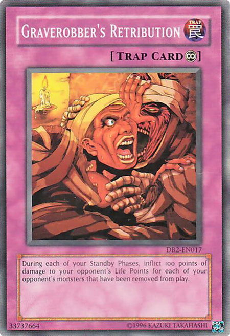 Graverobber's Retribution - Dark Beginning 2 YuGiOh trading card