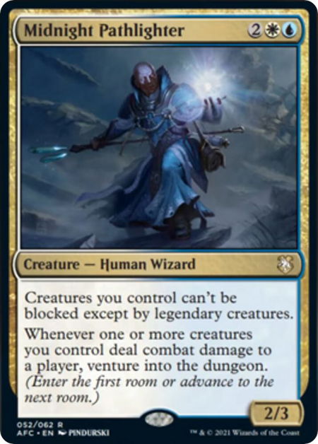 Midnight Pathlighter - Commander: Adventures in the Forgotten Realms Magic: The Gathering trading card