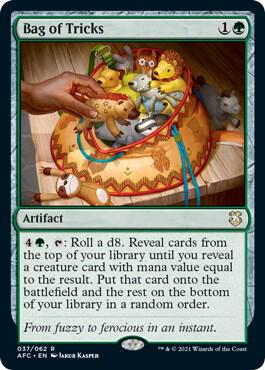 Bag of Tricks - Commander: Adventures in the Forgotten Realms Magic: The Gathering trading card