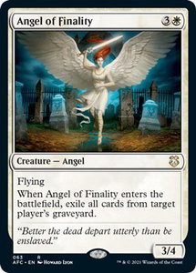 Angel of Finality - Commander: Adventures in the Forgotten Realms (AFC) #63 - Rare Magic: The Gathering Trading Card