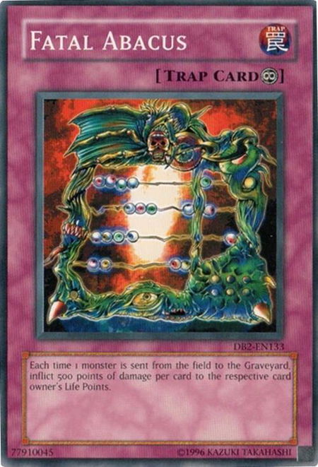 Fatal Abacus - Dark Beginning 2 YuGiOh trading card