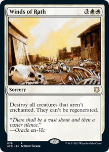 Winds of Rath - Commander: Adventures in the Forgotten Realms (AFC) #78 - Rare Magic: The Gathering Trading Card