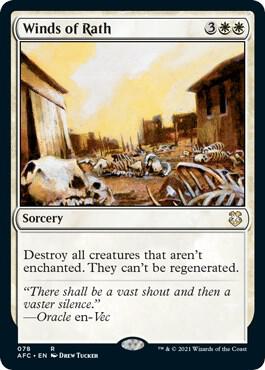 Winds of Rath trading card from Commander: Adventures in the Forgotten Realms Winds of Rath - Commander: Adventures in the Forgotten Realms Magic: The Gathering trading card