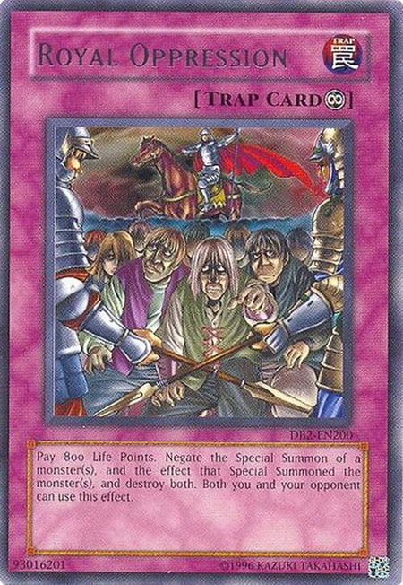 Royal Oppression - Dark Beginning 2 YuGiOh trading card