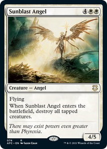 Sunblast Angel - Commander: Adventures in the Forgotten Realms (AFC) #74 - Rare Magic: The Gathering Trading Card
