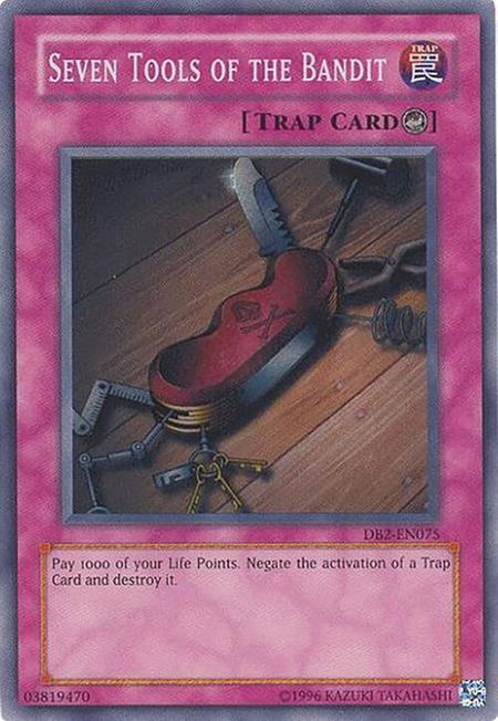 Seven Tools of the Bandit - Dark Beginning 2 YuGiOh trading card