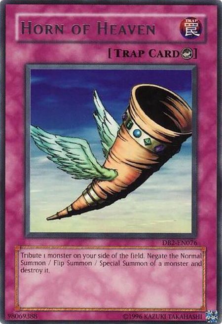 Horn of Heaven - Dark Beginning 2 YuGiOh trading card