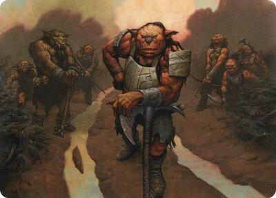 Hobgoblin Bandit Lord Art Card - Art Series: Adventures in the Forgotten Realms (ASAFR) #30 - Special Magic: The Gathering Trading Card