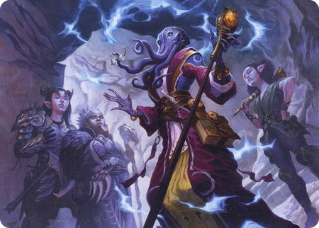 True Polymorph Art Card - Art Series: Adventures in the Forgotten Realms Magic: The Gathering trading card