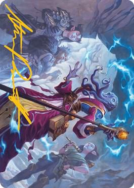 True Polymorph Art Card (Gold-Stamped Signature) trading card from Art Series: Adventures in the Forgotten Realms True Polymorph Art Card (Gold-Stamped Signature) - Art Series: Adventures in the Forgotten Realms Magic: The Gathering trading card