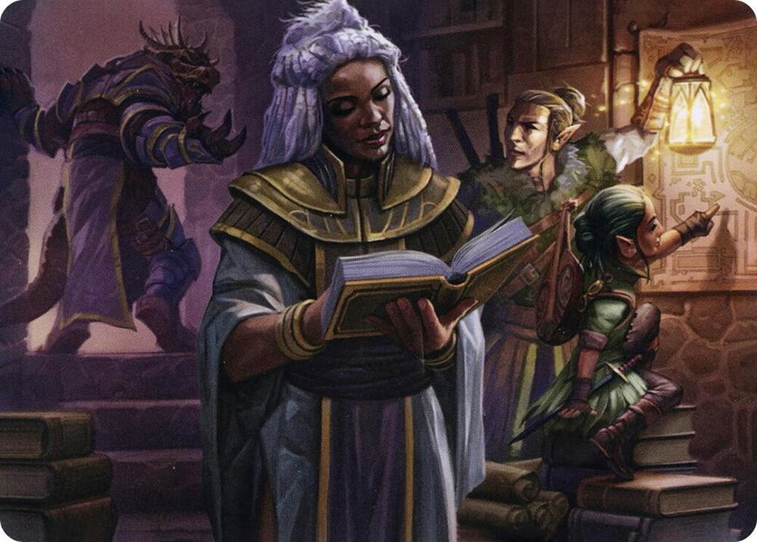 You Find the Villains' Lair Art Card trading card from Art Series: Adventures in the Forgotten Realms You Find the Villains' Lair Art Card - Art Series: Adventures in the Forgotten Realms Magic: The Gathering trading card