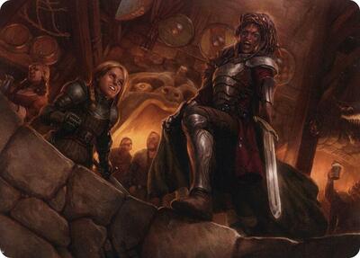 Veteran Dungeoneer Art Card - Art Series: Adventures in the Forgotten Realms (ASAFR) #36 - Special Magic: The Gathering Trading Card