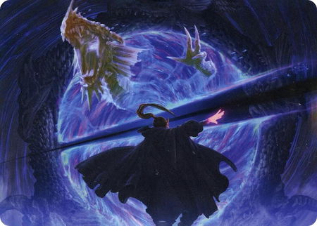 Bar the Gate Art Card - Art Series: Adventures in the Forgotten Realms Magic: The Gathering trading card