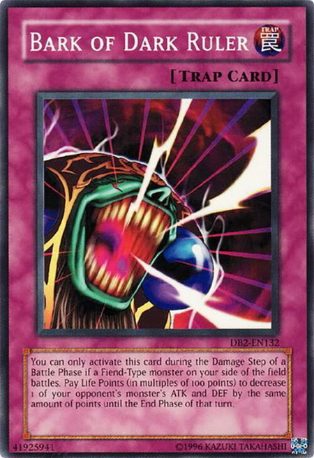 Bark of Dark Ruler - Dark Beginning 2 YuGiOh trading card