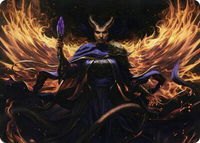 Farideh, Devil's Chosen Art Card - Art Series: Adventures in the Forgotten Realms (ASAFR) #32 - Special Magic: The Gathering Trading Card