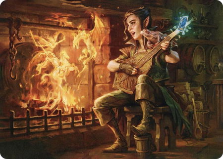 Wish Art Card - Art Series: Adventures in the Forgotten Realms Magic: The Gathering trading card
