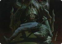 Power Word Kill Art Card - Art Series: Adventures in the Forgotten Realms (ASAFR) #35 - Special Magic: The Gathering Trading Card