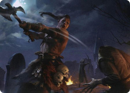 Critical Hit Art Card - Art Series: Adventures in the Forgotten Realms Magic: The Gathering trading card