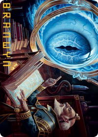 Contact Other Plane Art Card (Gold-Stamped Signature) - Art Series: Adventures in the Forgotten Realms (ASAFR) #37 - Special Magic: The Gathering Trading Card