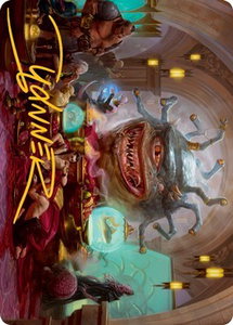 Xanathar, Guild Kingpin Art Card (Gold-Stamped Signature) - Art Series: Adventures in the Forgotten Realms (ASAFR) #29 - Special Magic: The Gathering Trading Card