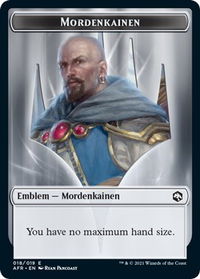 Emblem - Mordenkainen - Adventures in the Forgotten Realms (AFR) #18 - Token Magic: The Gathering Trading Card