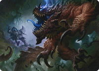 Basilisk Art Card - Art Series: Adventures in the Forgotten Realms (ASAFR) #9 - Special Magic: The Gathering Trading Card