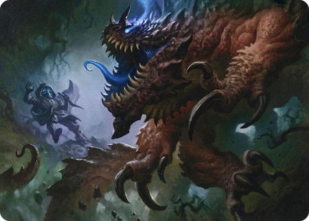 Basilisk Art Card trading card from Art Series: Adventures in the Forgotten Realms Basilisk Art Card - Art Series: Adventures in the Forgotten Realms Magic: The Gathering trading card