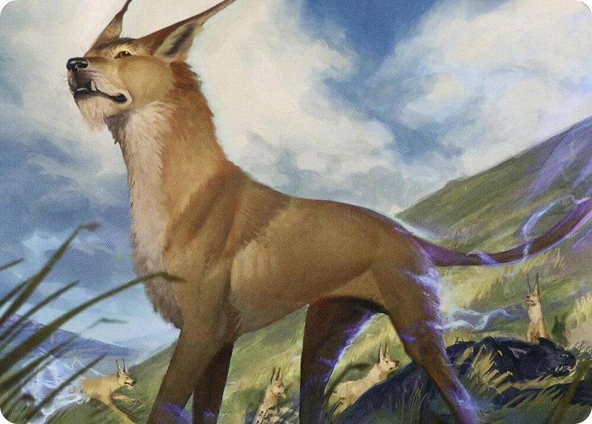 Blink Dog Art Card trading card from Art Series: Adventures in the Forgotten Realms Blink Dog Art Card - Art Series: Adventures in the Forgotten Realms Magic: The Gathering trading card