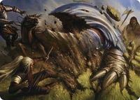 Bulette Art Card - Art Series: Adventures in the Forgotten Realms (ASAFR) #16 - Special Magic: The Gathering Trading Card