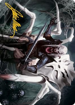 Drider Art Card (Gold-Stamped Signature) - Art Series: Adventures in the Forgotten Realms Magic: The Gathering trading card