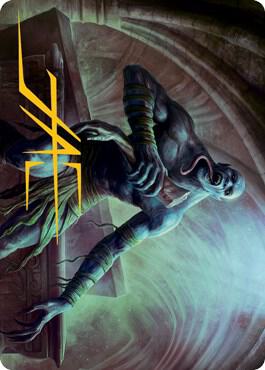 Ghoul Art Card (Gold-Stamped Signature) trading card from Art Series: Adventures in the Forgotten Realms Ghoul Art Card (Gold-Stamped Signature) - Art Series: Adventures in the Forgotten Realms Magic: The Gathering trading card