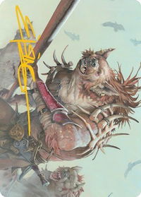 Gnoll Art Card (Gold-Stamped Signature) - Art Series: Adventures in the Forgotten Realms (ASAFR) #11 - Special Magic: The Gathering Trading Card