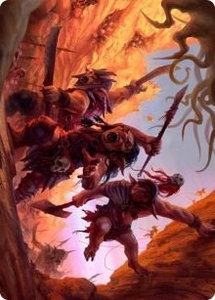 Goblin Art Card - Art Series: Adventures in the Forgotten Realms (ASAFR) #24 - Special Magic: The Gathering Trading Card