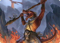 Kobold Art Card - Art Series: Adventures in the Forgotten Realms (ASAFR) #22 - Special Magic: The Gathering Trading Card