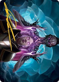 Mind Flayer Art Card (Gold-Stamped Signature) - Art Series: Adventures in the Forgotten Realms (ASAFR) #2 - Special Magic: The Gathering Trading Card