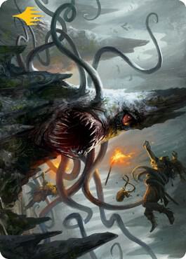 Roper Art Card (Gold-Stamped) - Art Series: Adventures in the Forgotten Realms Magic: The Gathering trading card