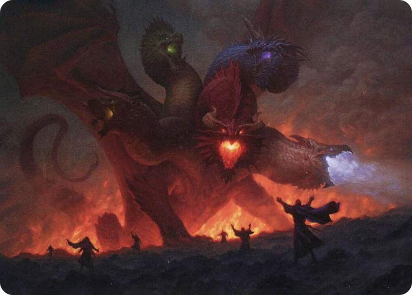 Tiamat Art Card trading card from Art Series: Adventures in the Forgotten Realms Tiamat Art Card - Art Series: Adventures in the Forgotten Realms Magic: The Gathering trading card