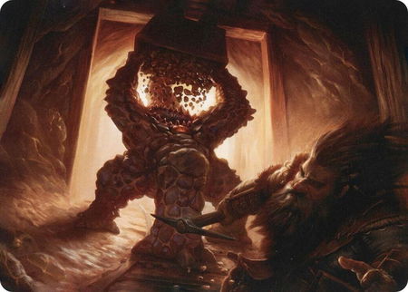 Xorn Art Card - Art Series: Adventures in the Forgotten Realms Magic: The Gathering trading card