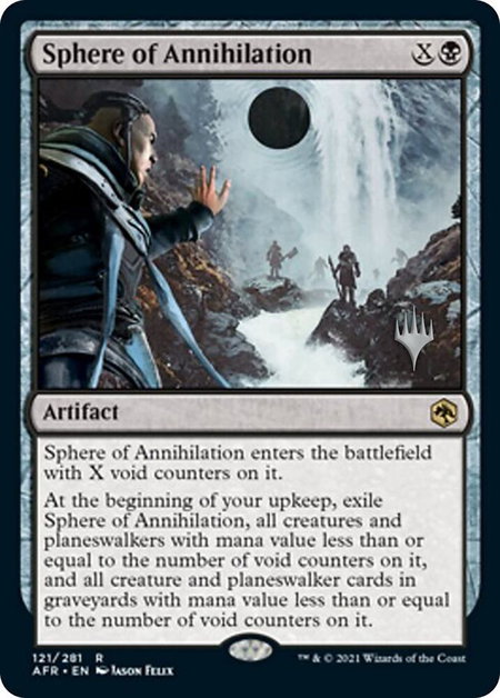 Sphere of Annihilation - Promo Pack: Adventures in the Forgotten Realms Magic: The Gathering trading card