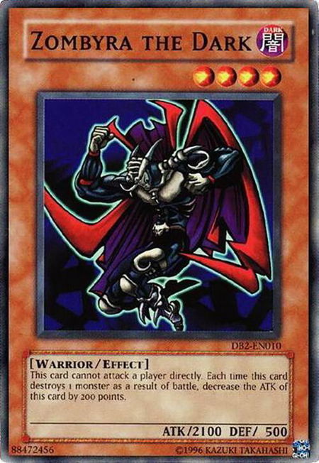 Zombyra the Dark - Dark Beginning 2 YuGiOh trading card