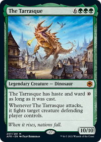 The Tarrasque - Promo Pack: Adventures in the Forgotten Realms (PPAFR) #207 - Mythic Rare Magic: The Gathering Trading Card