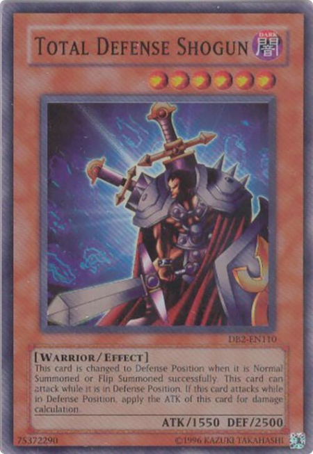 Total Defense Shogun - Dark Beginning 2 YuGiOh trading card