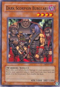 Dark Scorpion Burglars - Dark Beginning 2 (DB2) #DB2-EN227 - Common / Short Print YuGiOh Trading Card